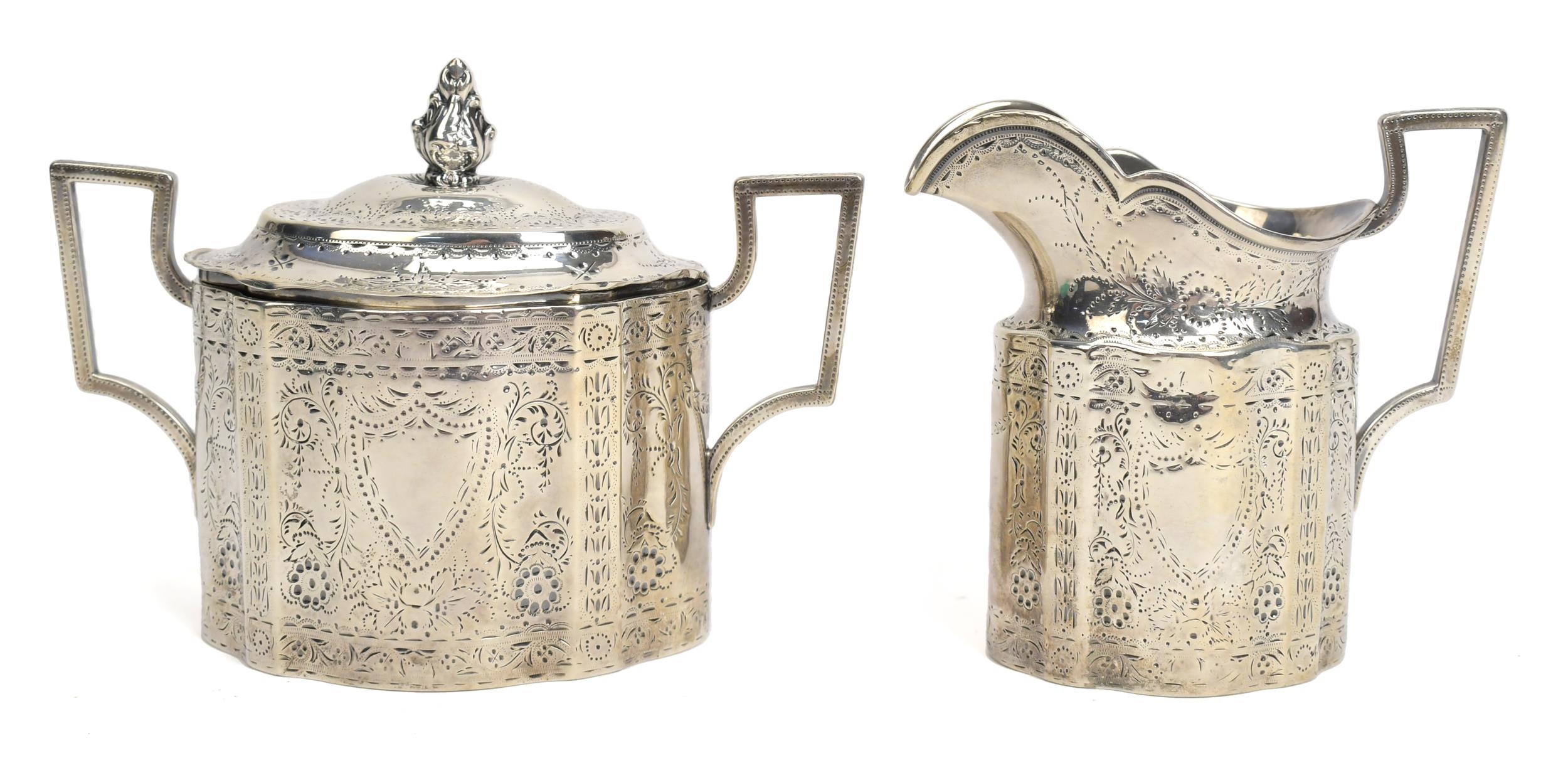 19TH C. WM. GALE COIN SILVER CREAMER