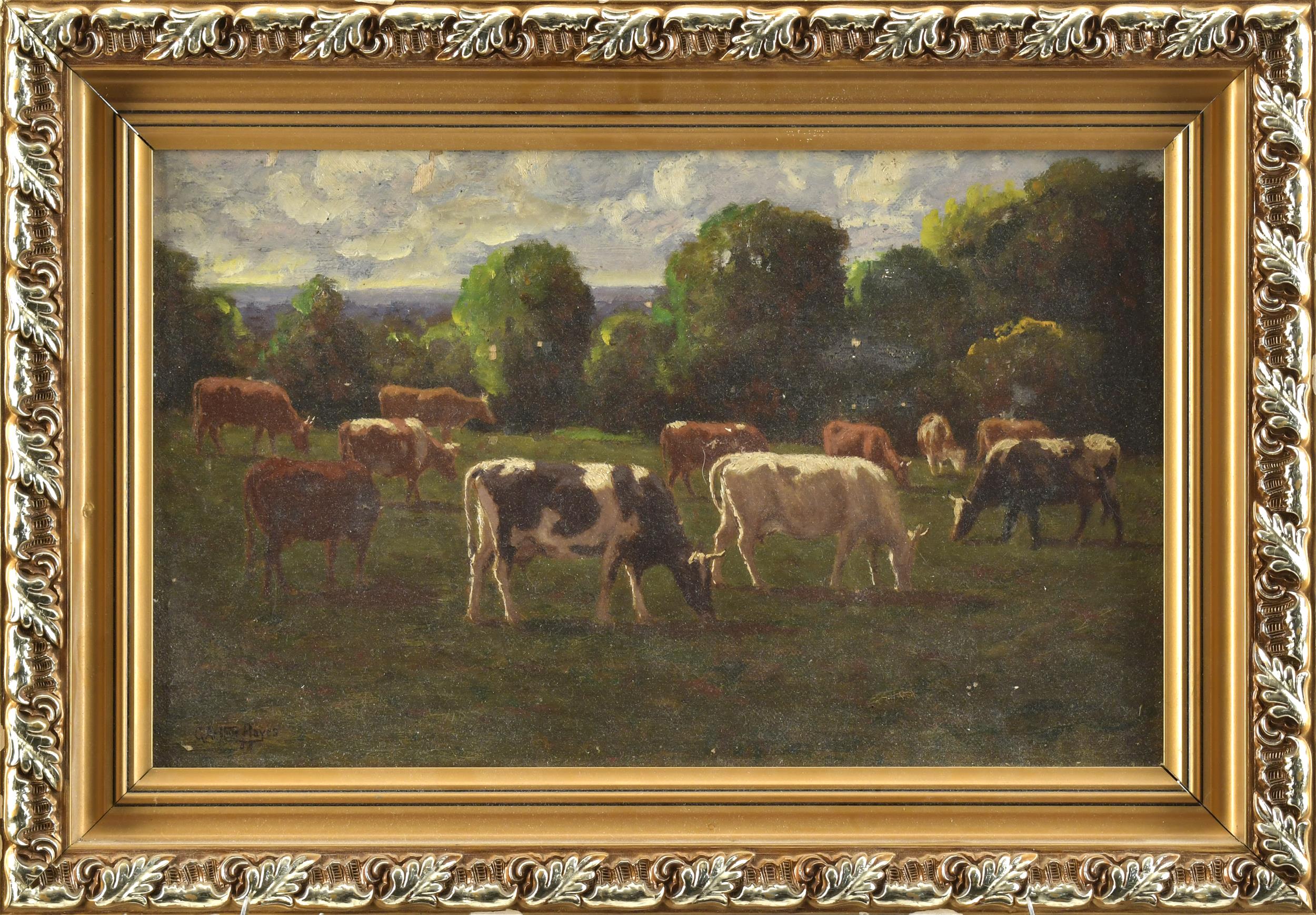 GEORGE ARTHUR HAYES OIL ON CANVAS,