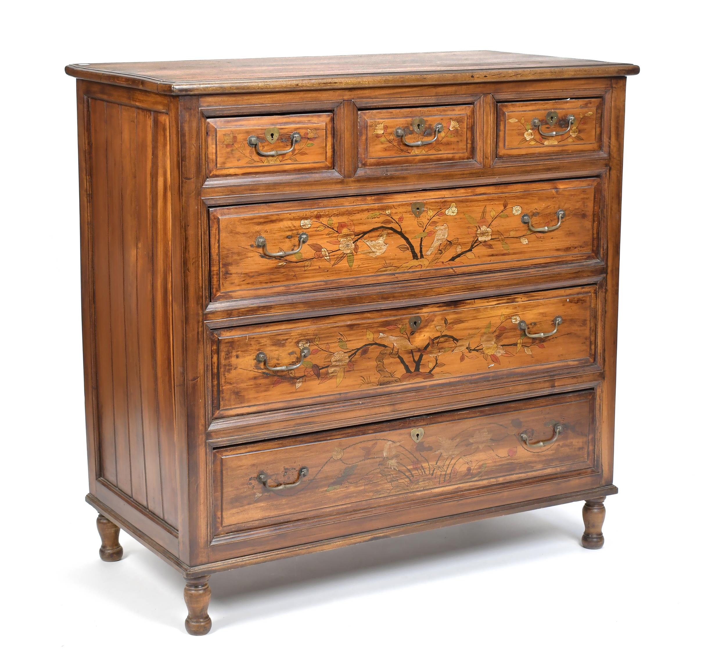 19TH C ANGLO INDIAN SIX DRAWER 3ab107