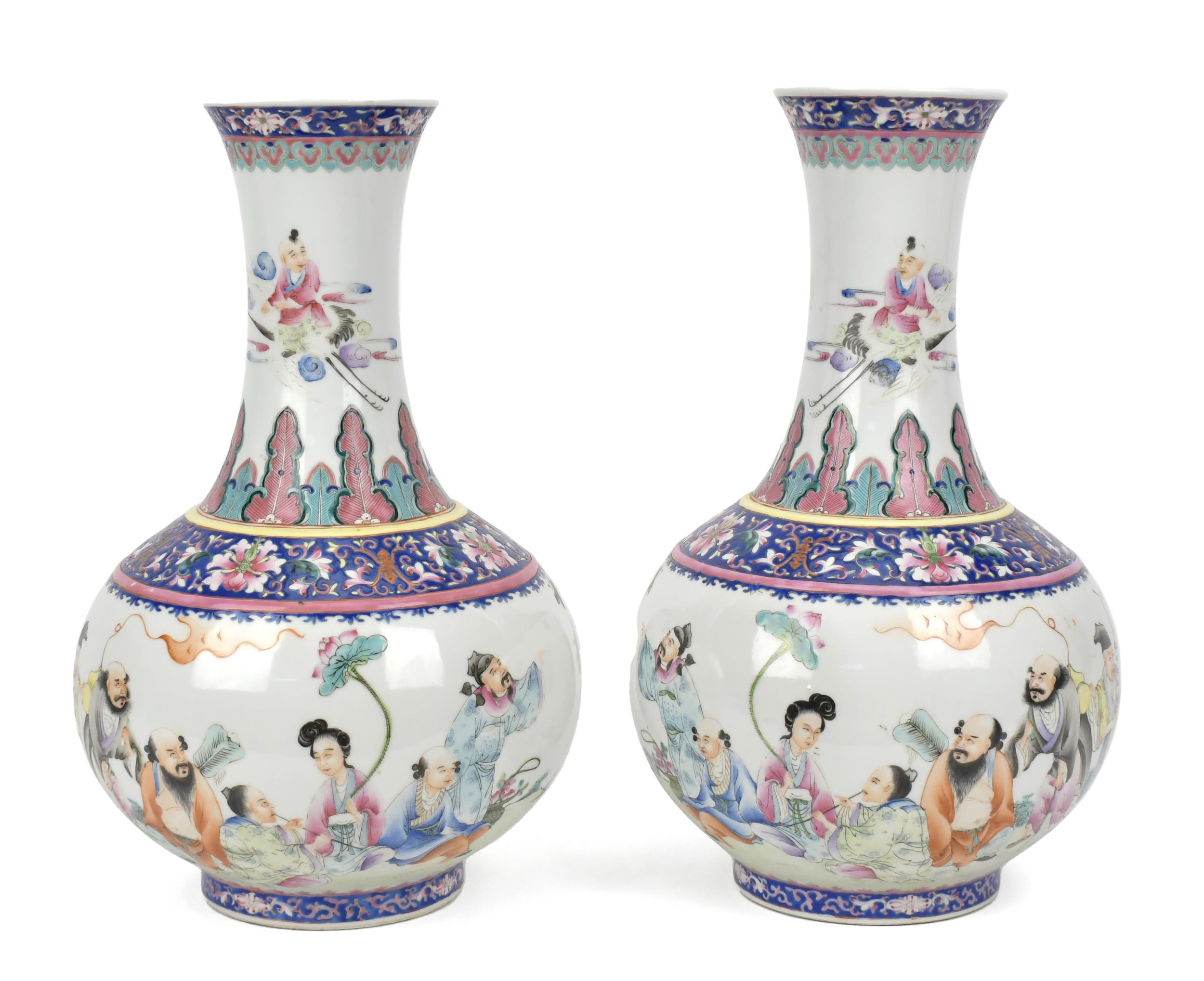 FINE PAIR OF CHINESE PORCELAIN 3ab109