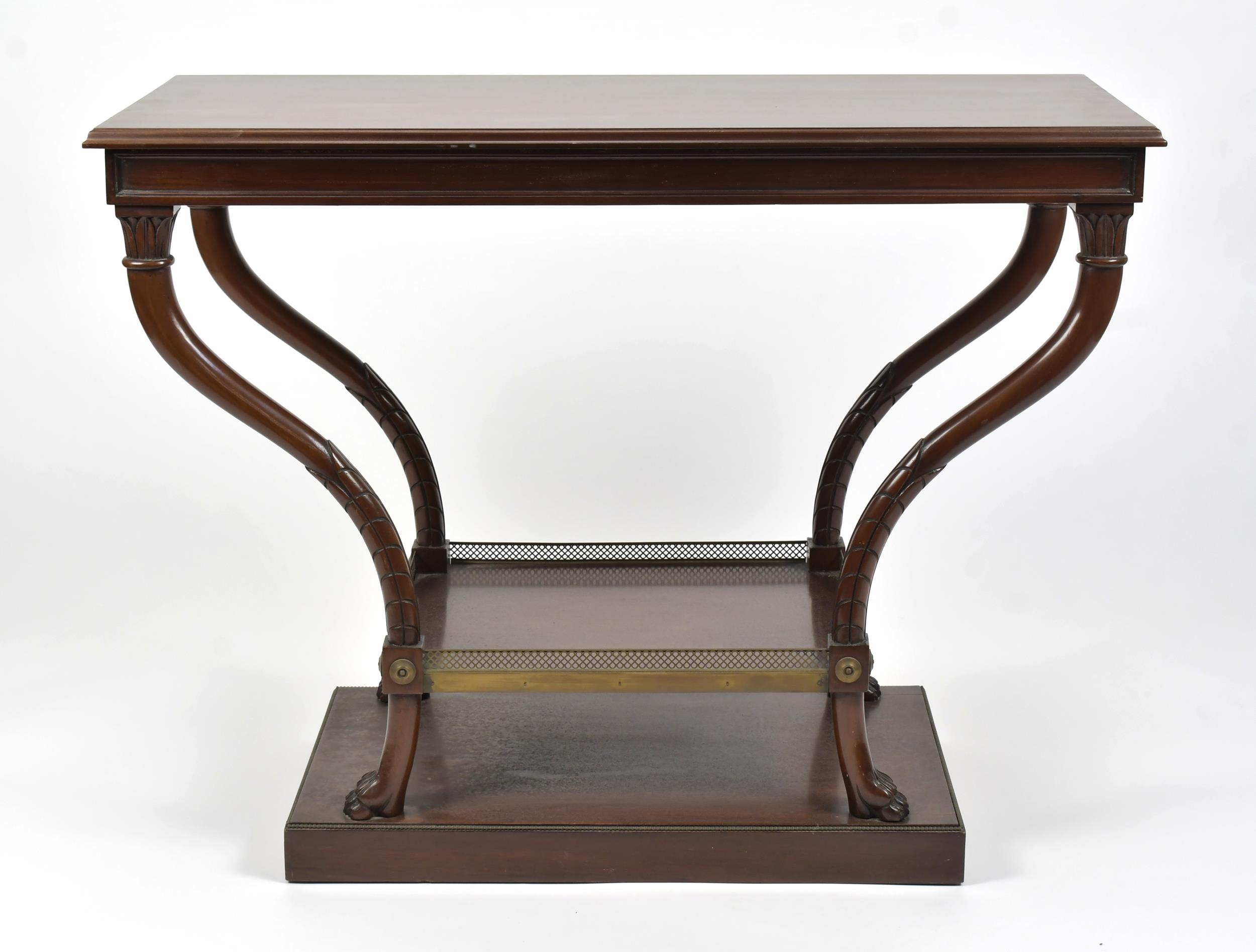 REGENCY STYLE SERVING TABLE. A