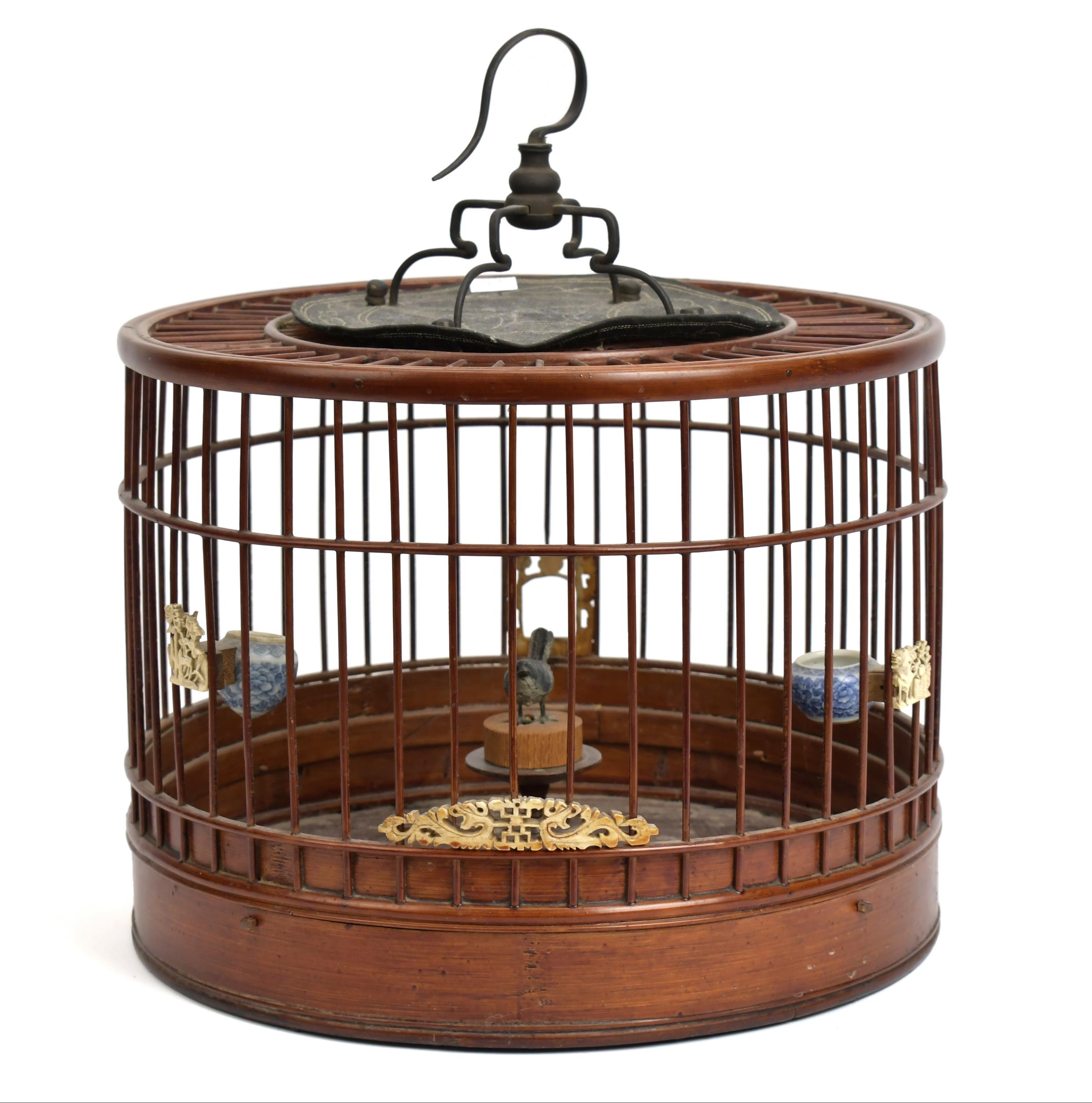 ANTIQUE CHINESE BIRDCAGE. Early