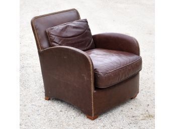 A quality deco style brown leather 3ab24e