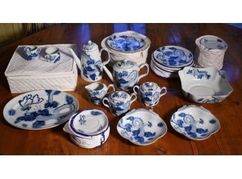 Blue Chinoise Dragon porcelain 3ab266