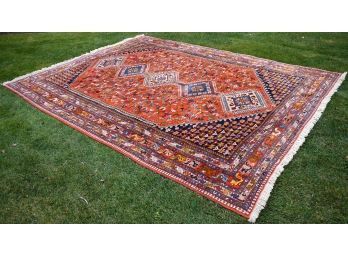 Vintage room size oriental rug,