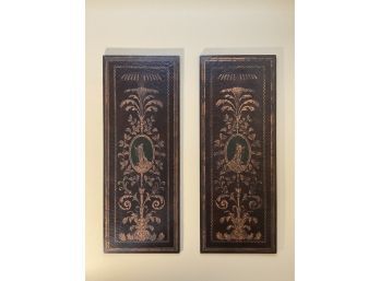 A pair of large intaglio carved 3ab270