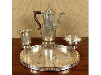 A vintage three piece Gorham sterling 3ab281