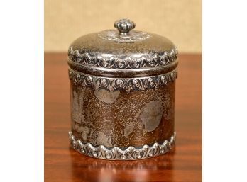 A small covered canister by Tiffany