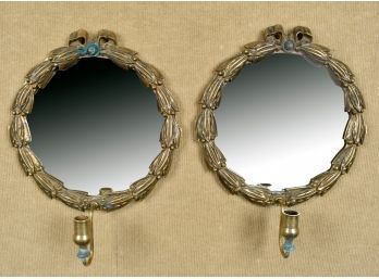 A pair of antique bronze single 3ab359