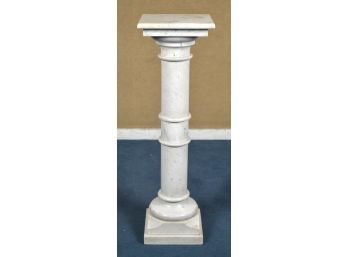 A vintage carved white marble columnar 3ab369
