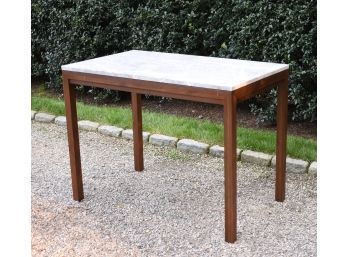 A contemporary walnut mixing table 3ab3d2