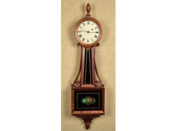 A 19th C American banjo wall clock 3ab3df