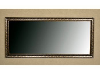 A quality beveled glass mirror in a