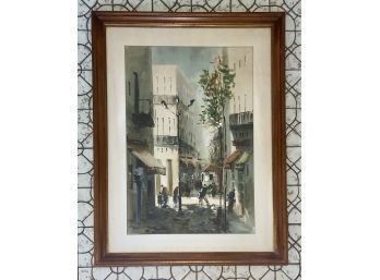 Vintage unsigned Watercolor, of