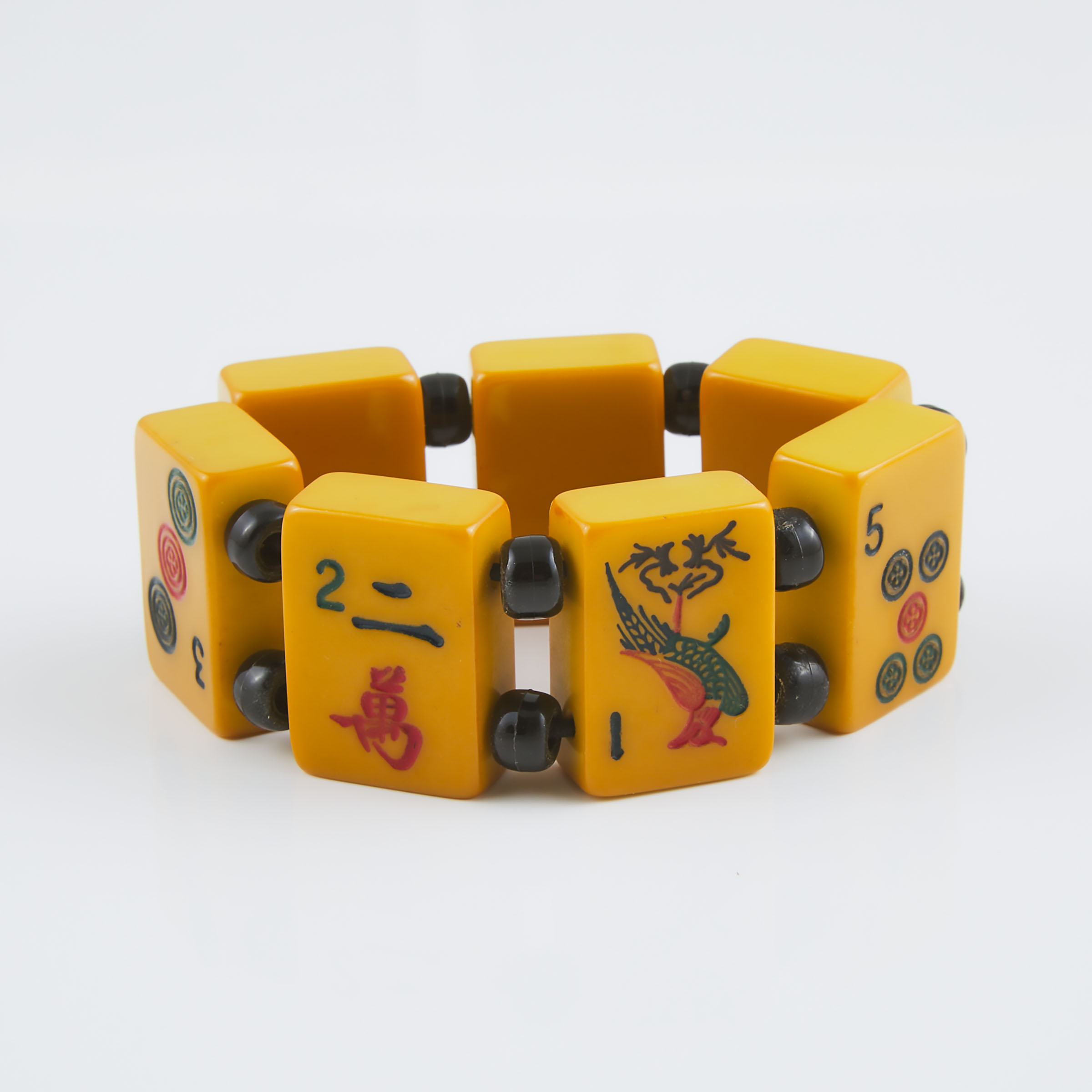 Bakelite Bracelet  composed of mahjong