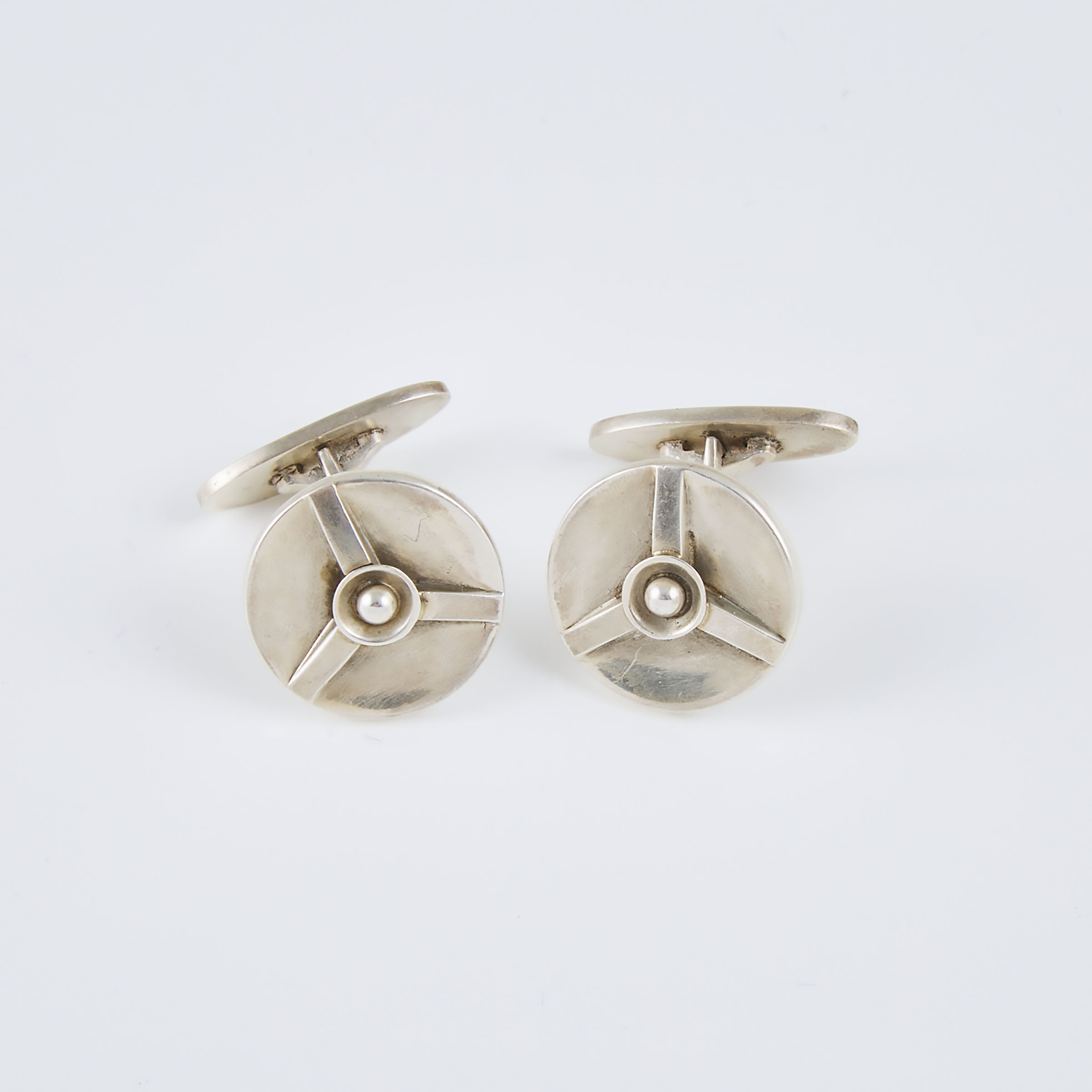 Pair Of Georg Jensen Danish Sterling 3ab538