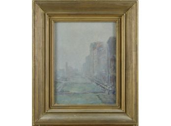 An unsigned early 20th C. oil on