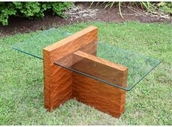 An Artful Home side table, with wood