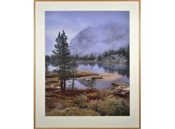 Large scale framed and matted photograph