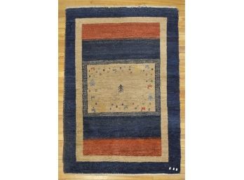 Modern Gebbeh scatter rug in blue  3ab64c