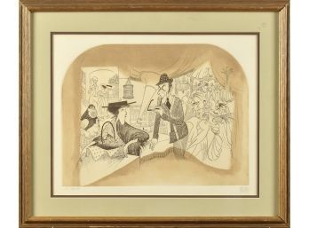 Al Hirschfeld etching, “My Fair Lady