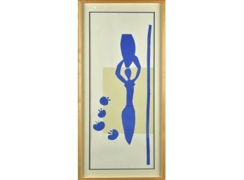 Reproduction print of Matisse blue