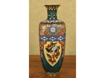 A large Cloisonn enamel on copper 3ab702