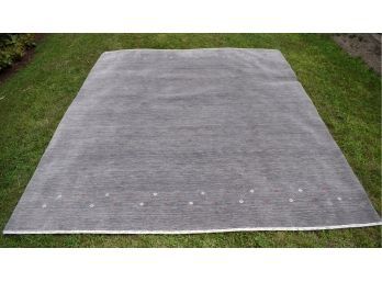 Modern room size wool rug with 3ab6fd