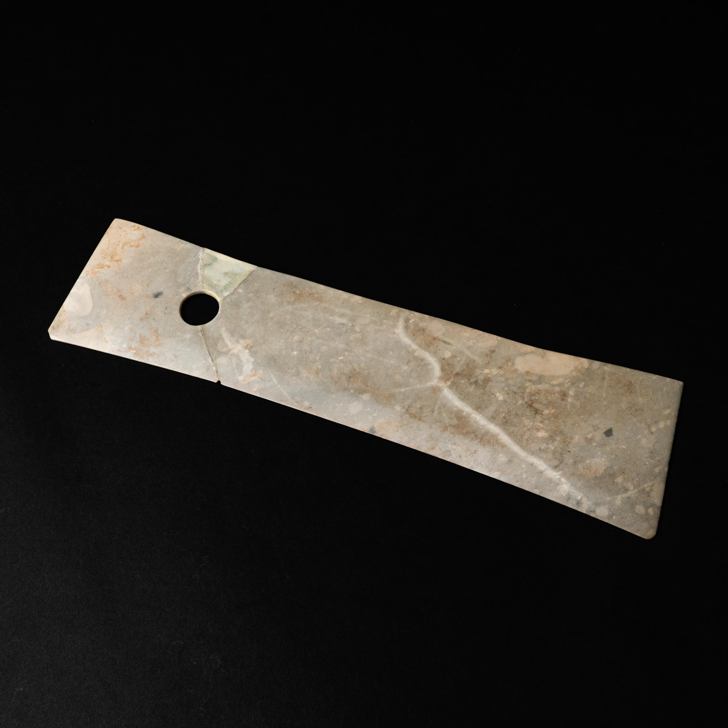 An Archaic Jade Knife, Qijia Culture,