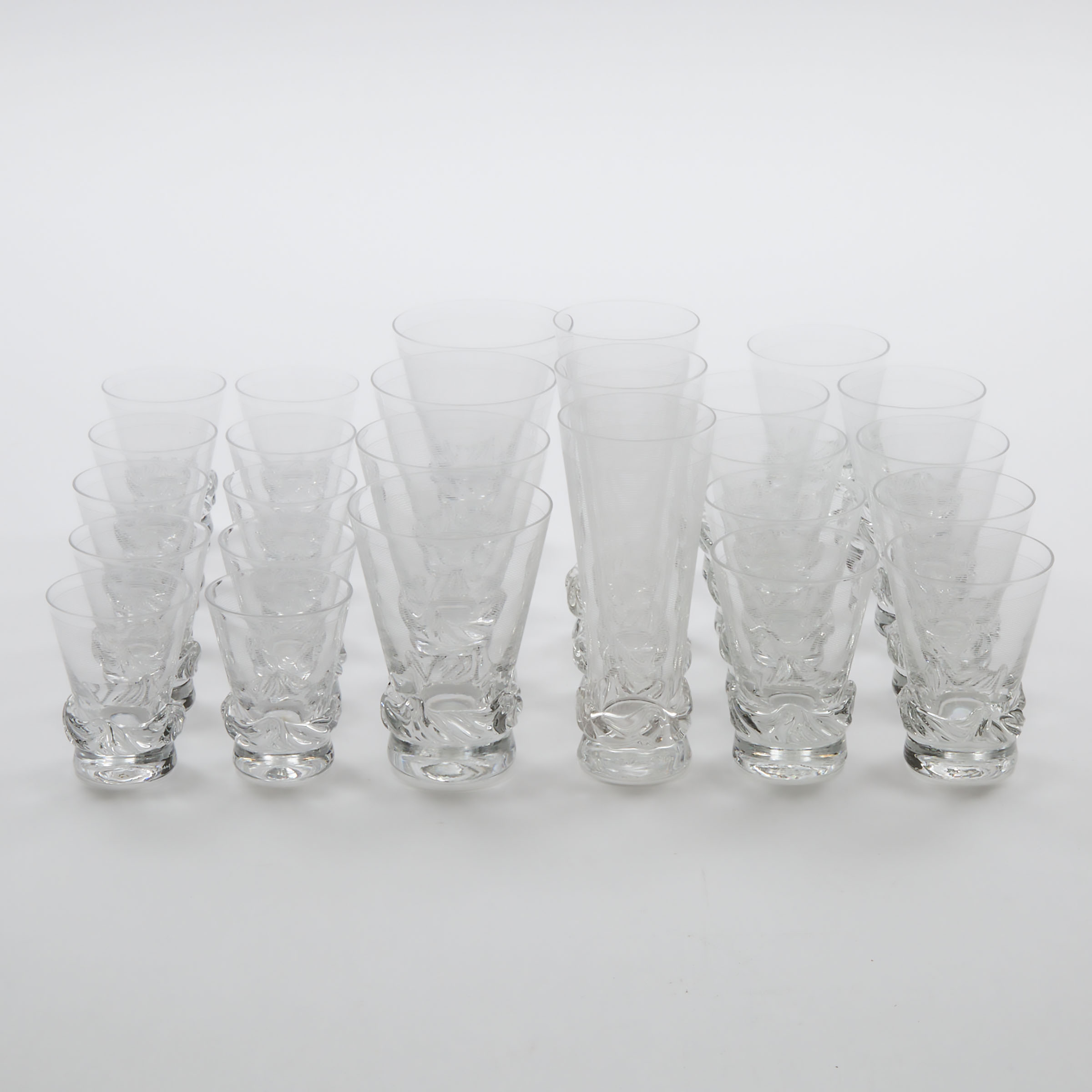 Daum 'Sorcy' Pattern Glassware,