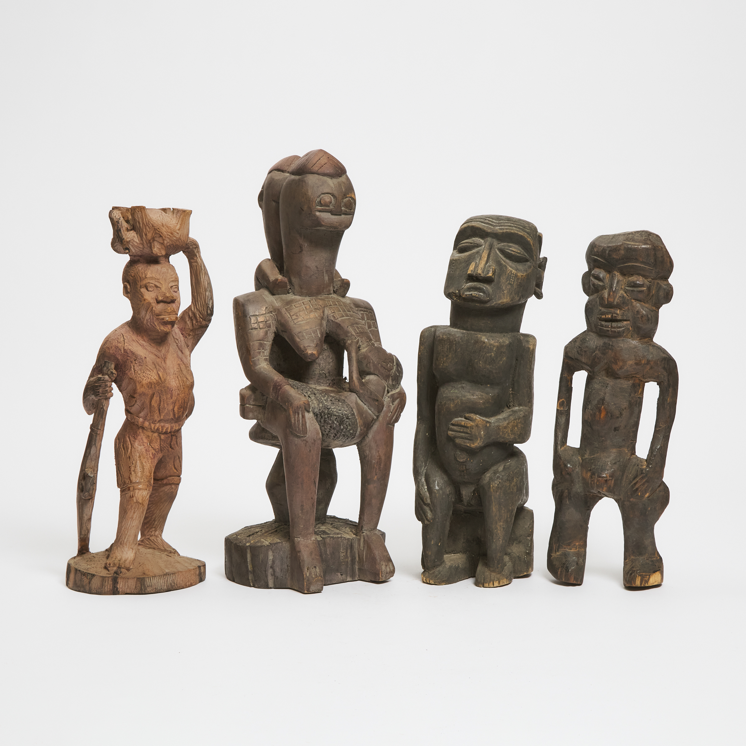 Group of Four Unidentified African