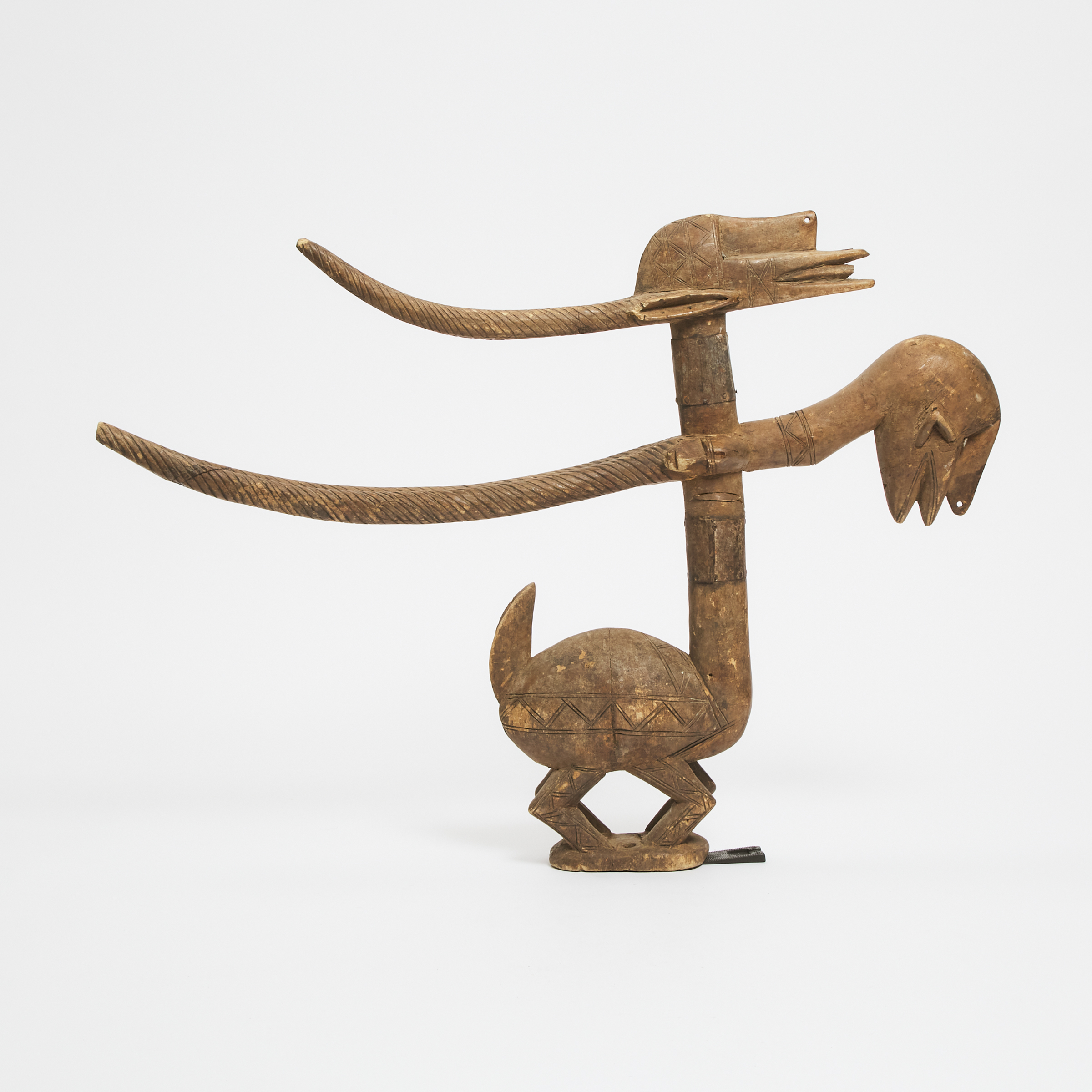 Bamana Tji Wara Antelope Headdress  3ab841