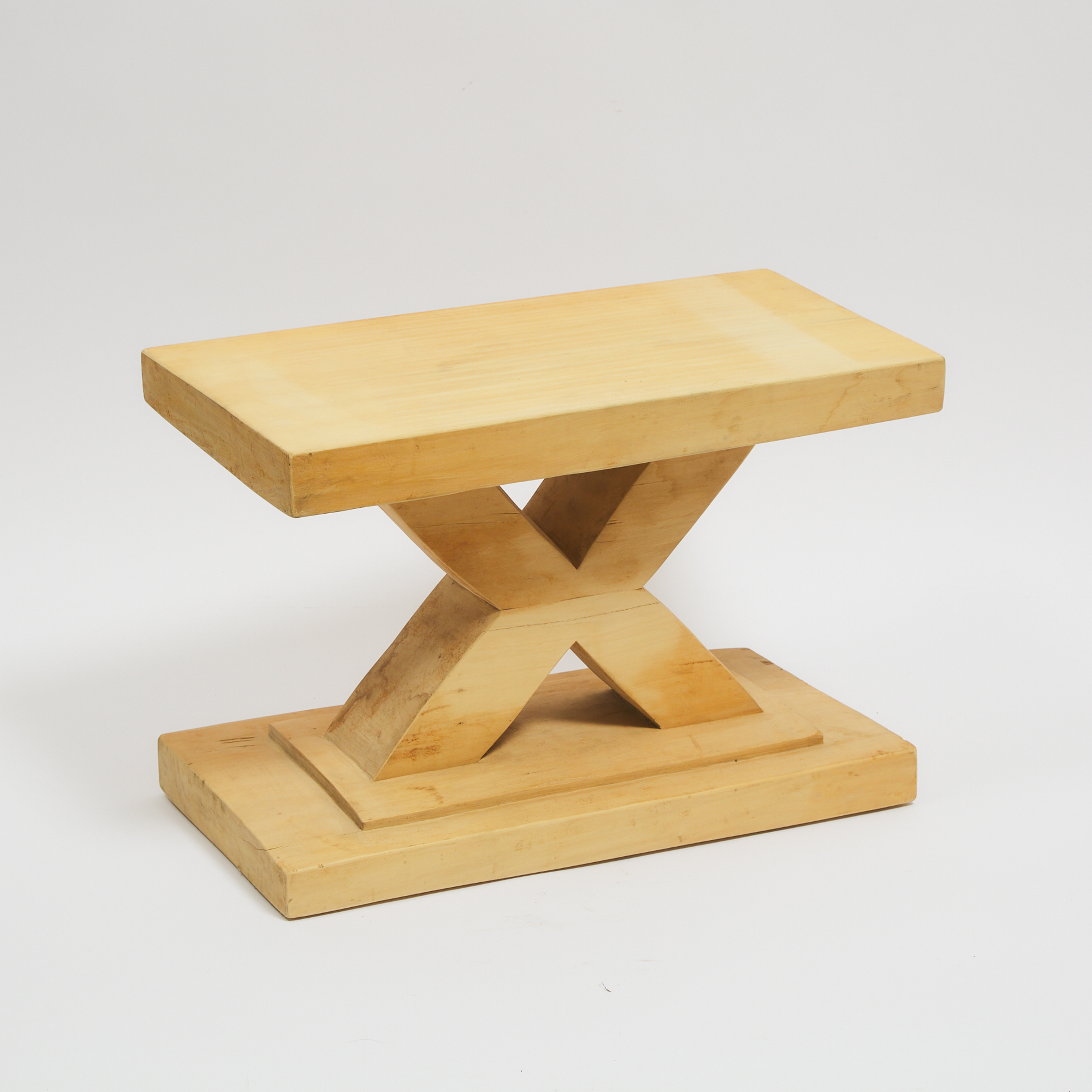Modern African Carved Wood Stool 3ab861