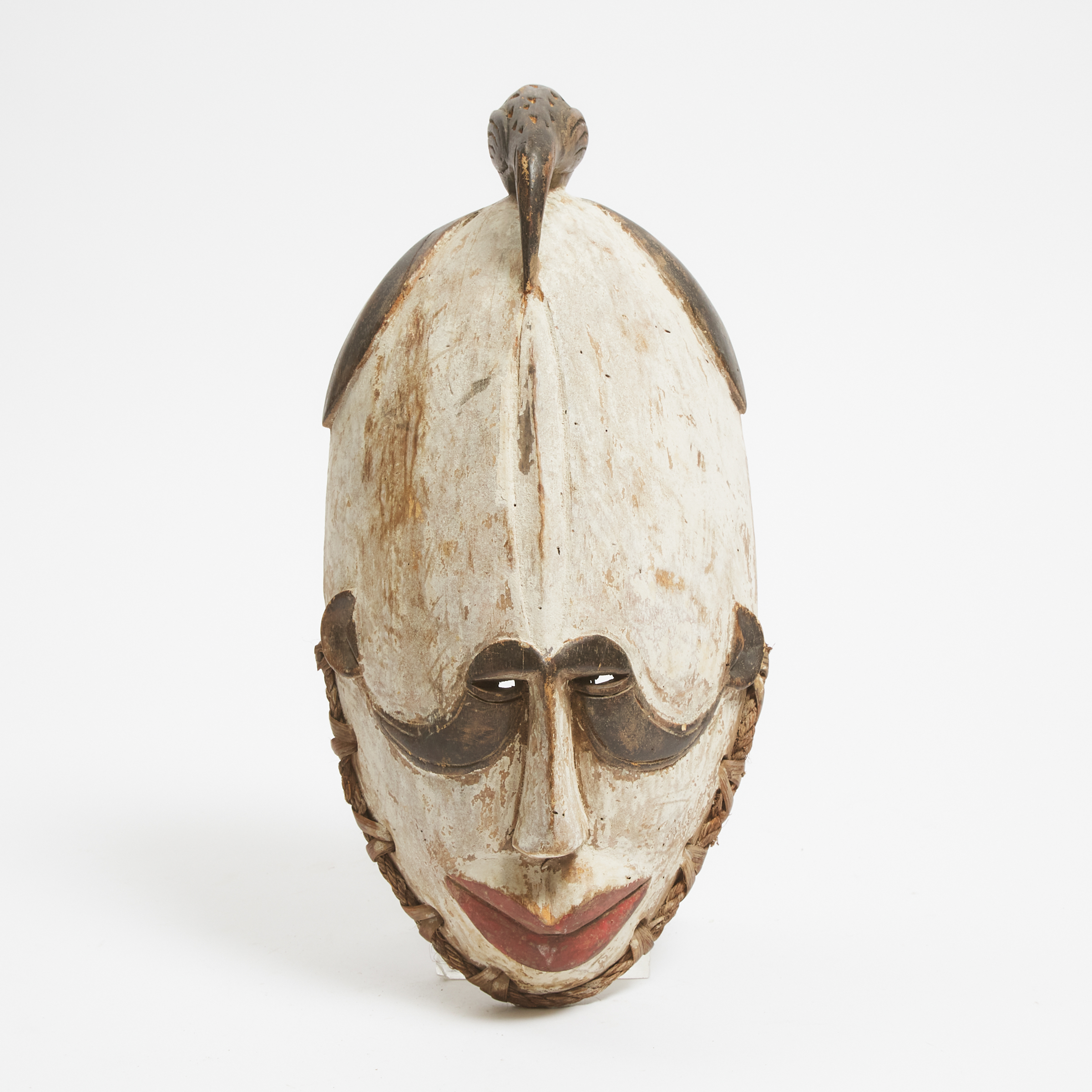 Igbo Mask with bird surmount Nigeria  3ab85a