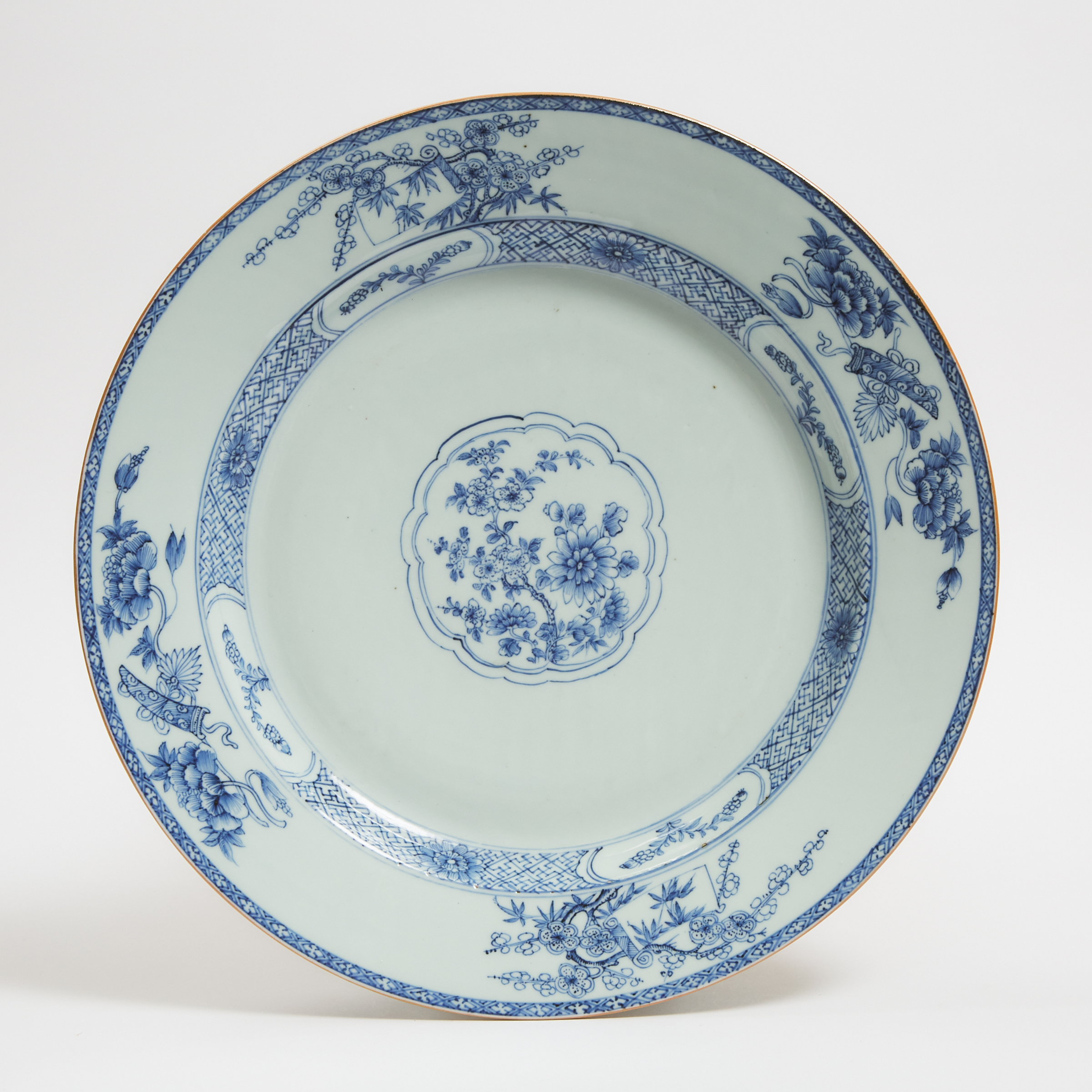 A Chinese Export Blue and White