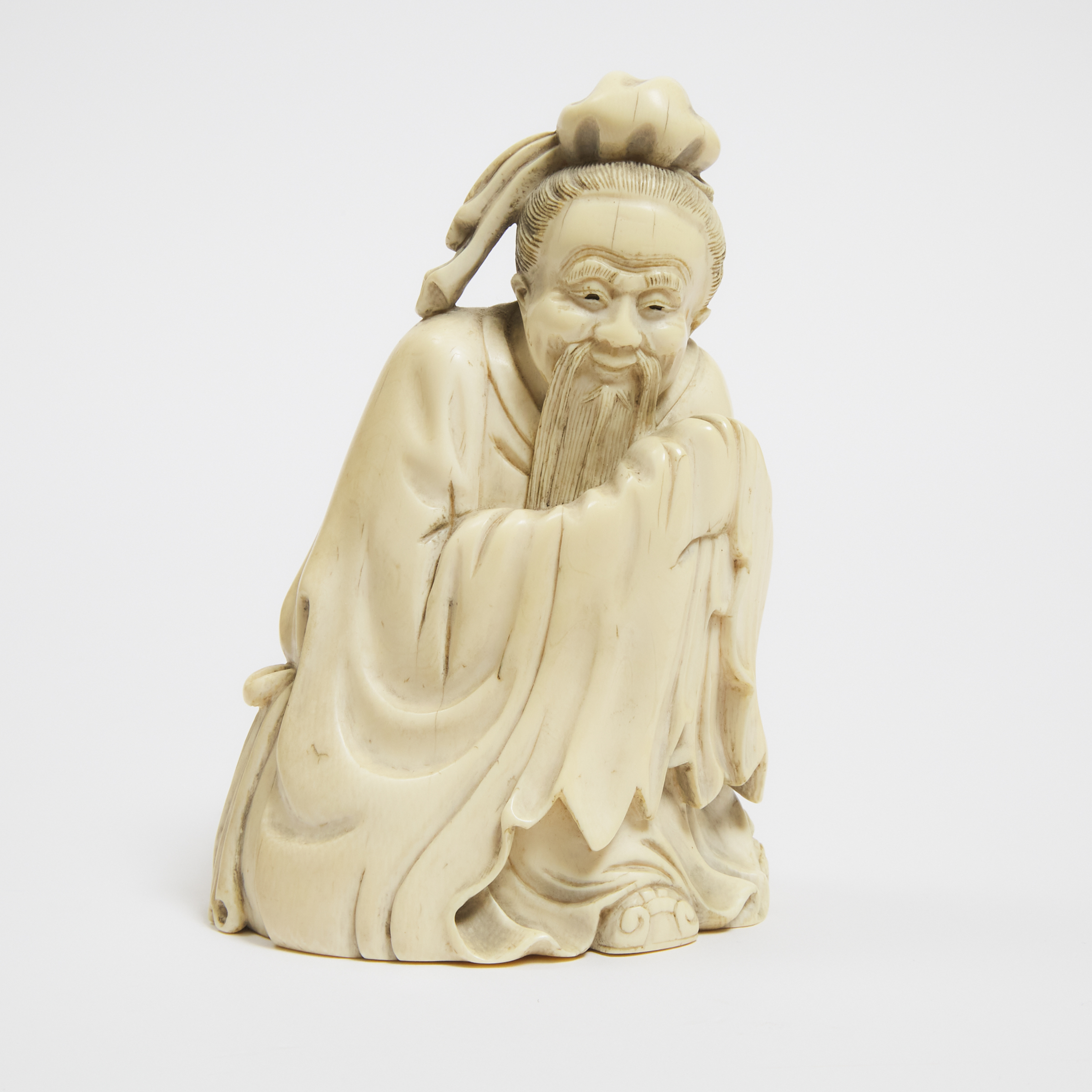 An Ivory Figure of the Drunken 3ab8e2