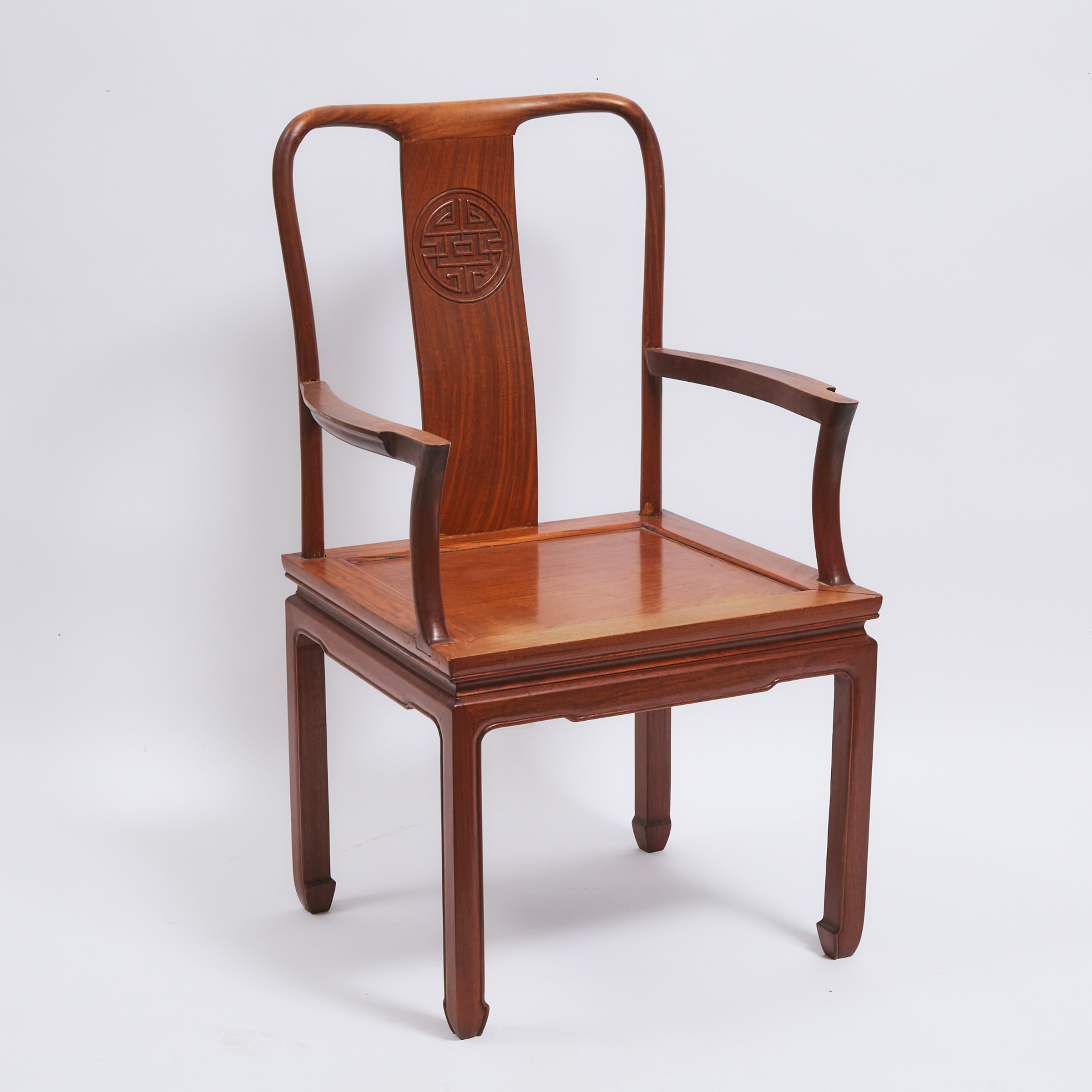 A Chinese Ming-Style Hardwood Chair,