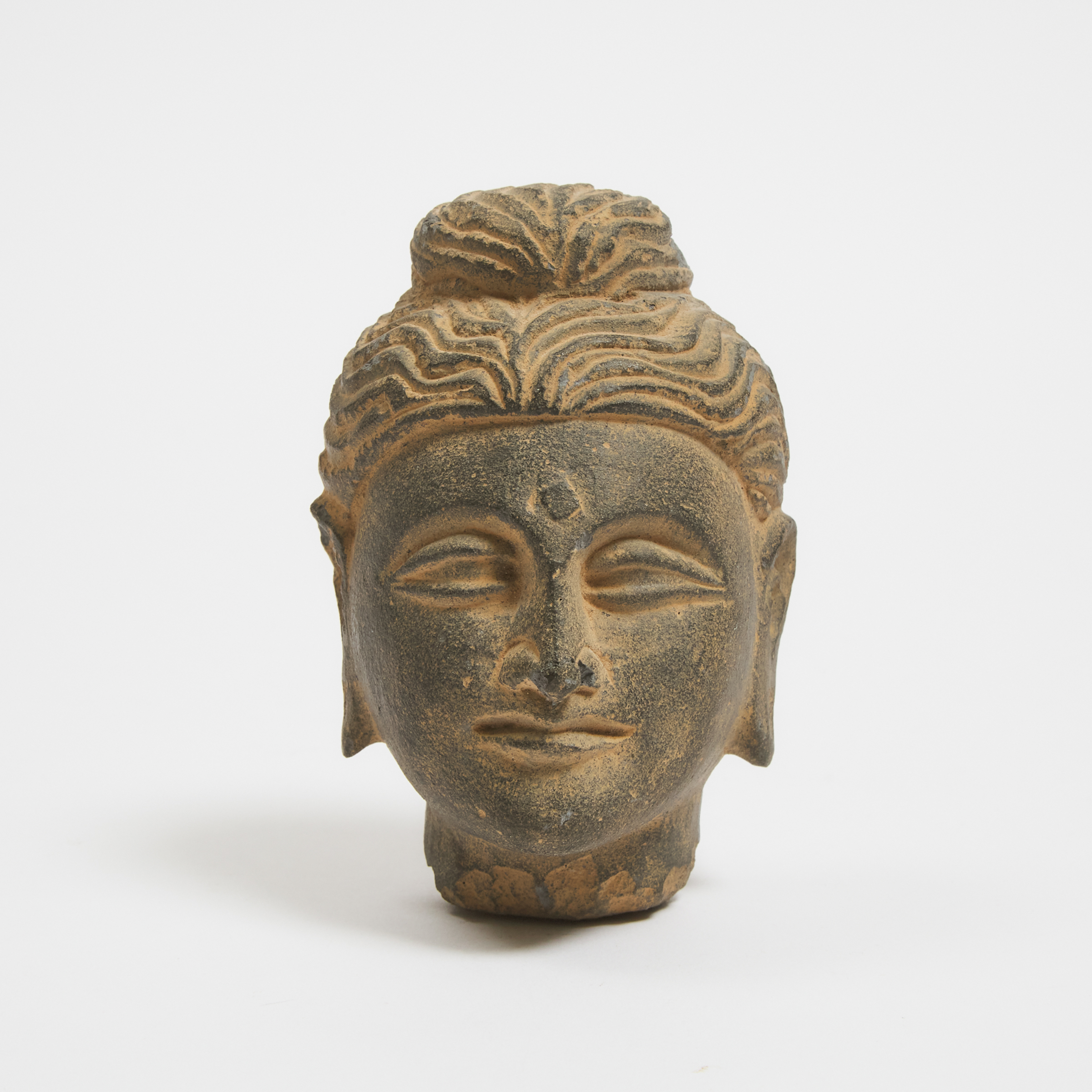 A Gandhara Style Stone Schist Head 3ab947