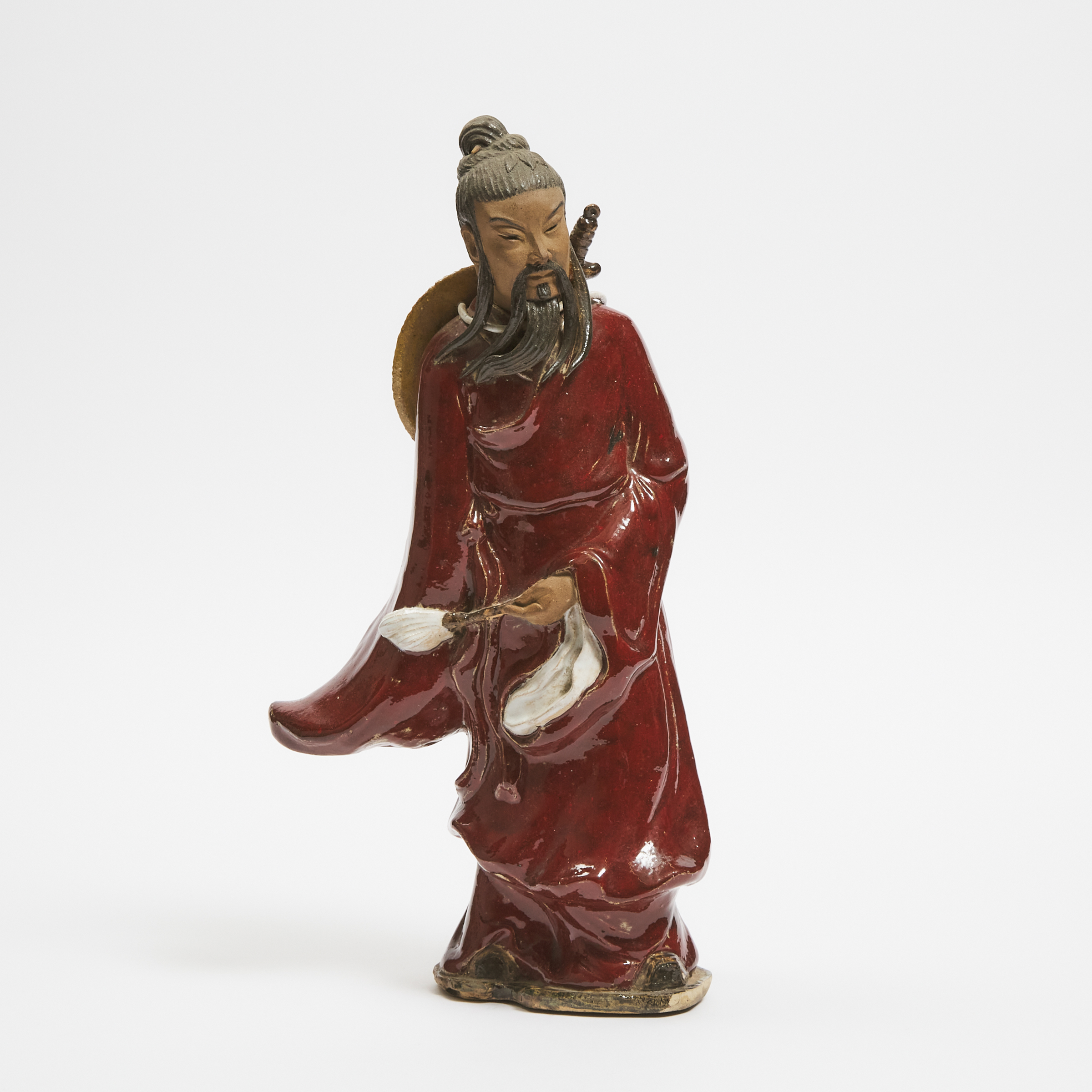 A Shiwan Pottery Figure of Lu Dongbin  3ab968