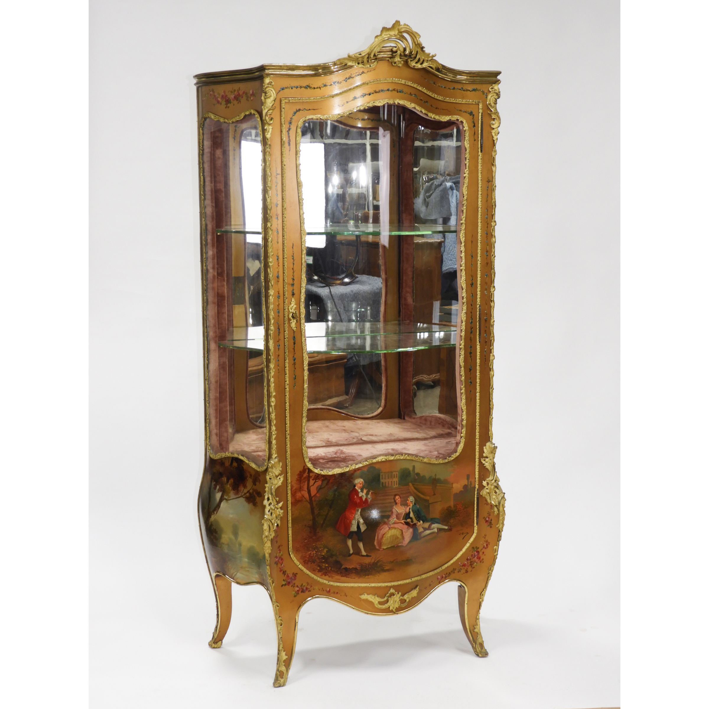 French Louis XV Style Ormolu Mounted 3ab99a