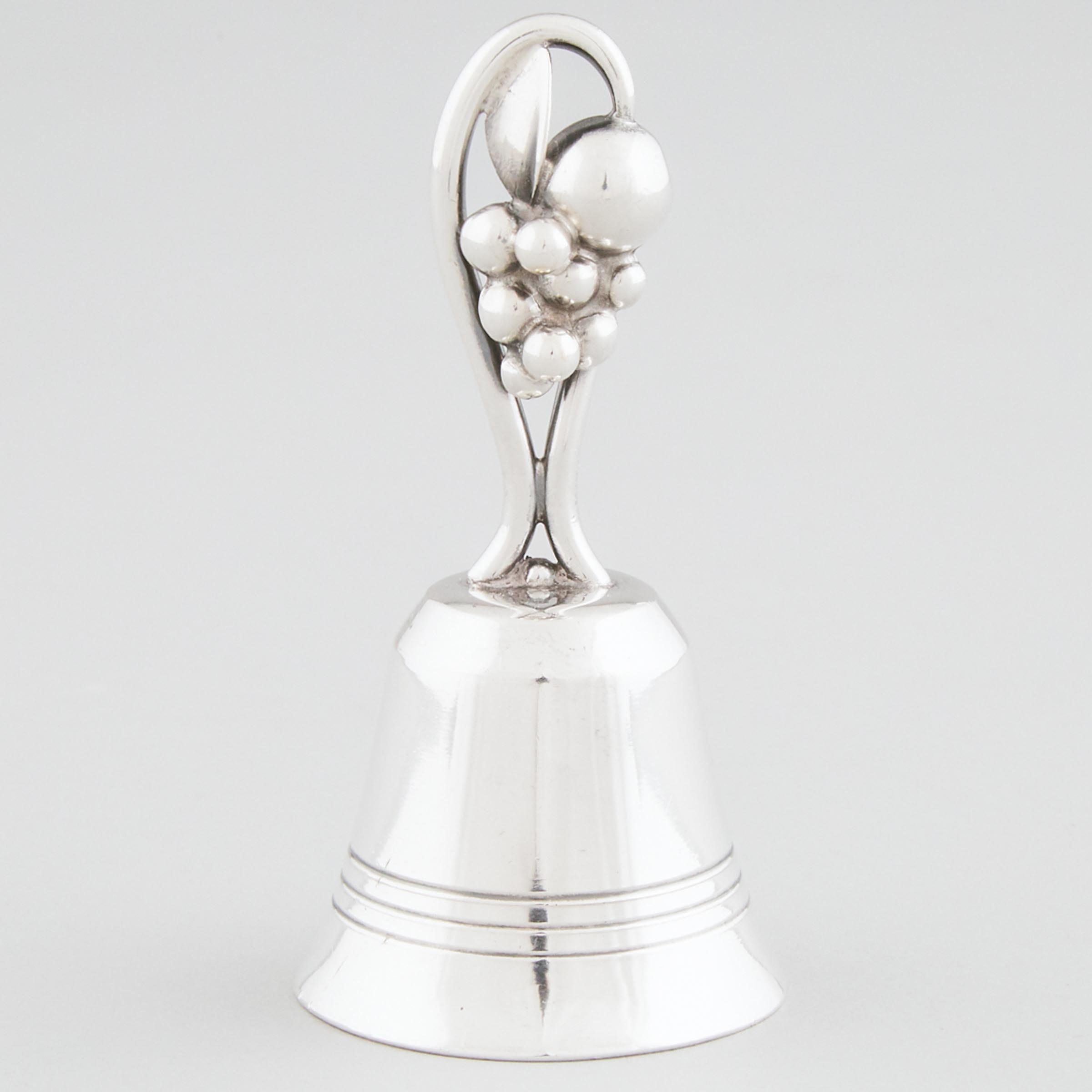 Canadian Silver Small Table Bell  3ab9f4