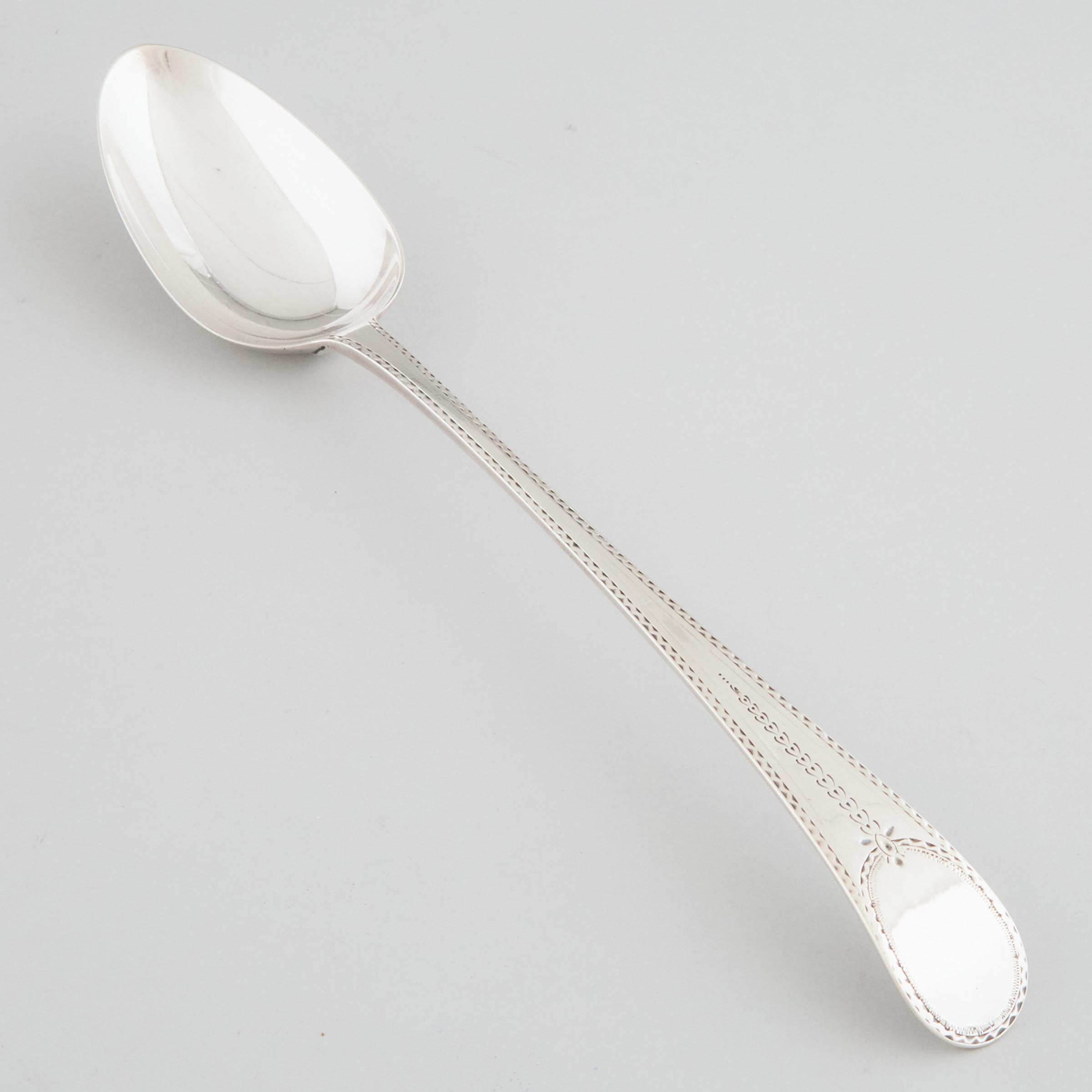 George III Silver Bright-Cut Serving