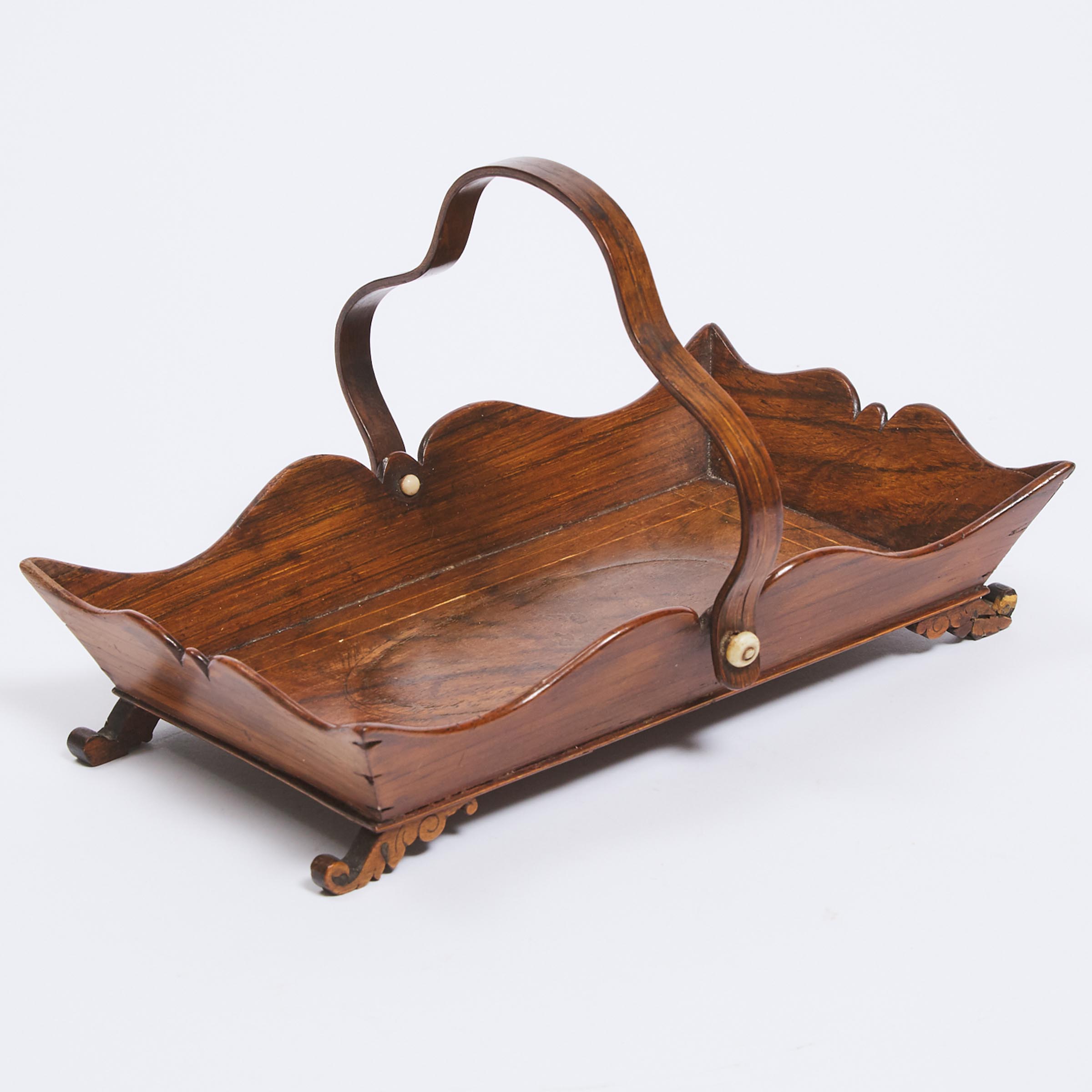 William IV Rosewood Basket Form