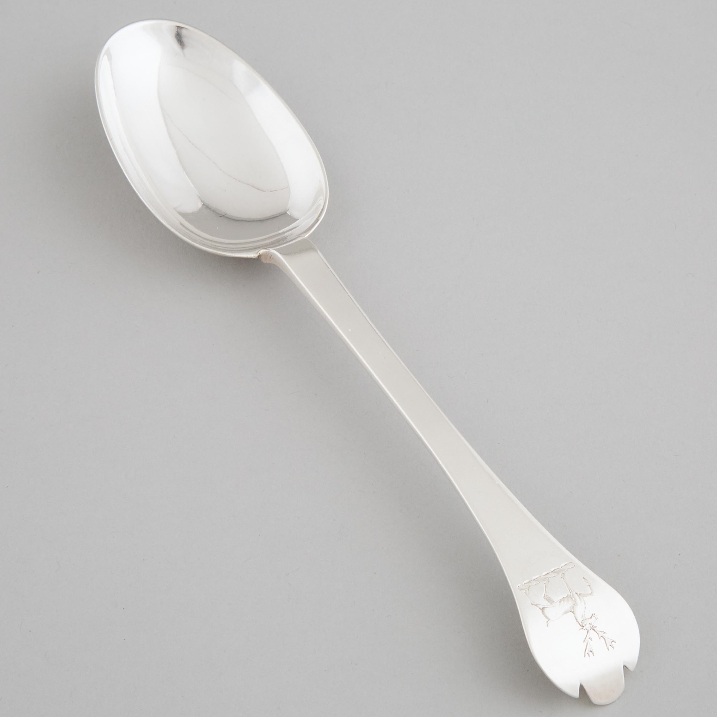 William & Mary Silver Trefid Spoon,