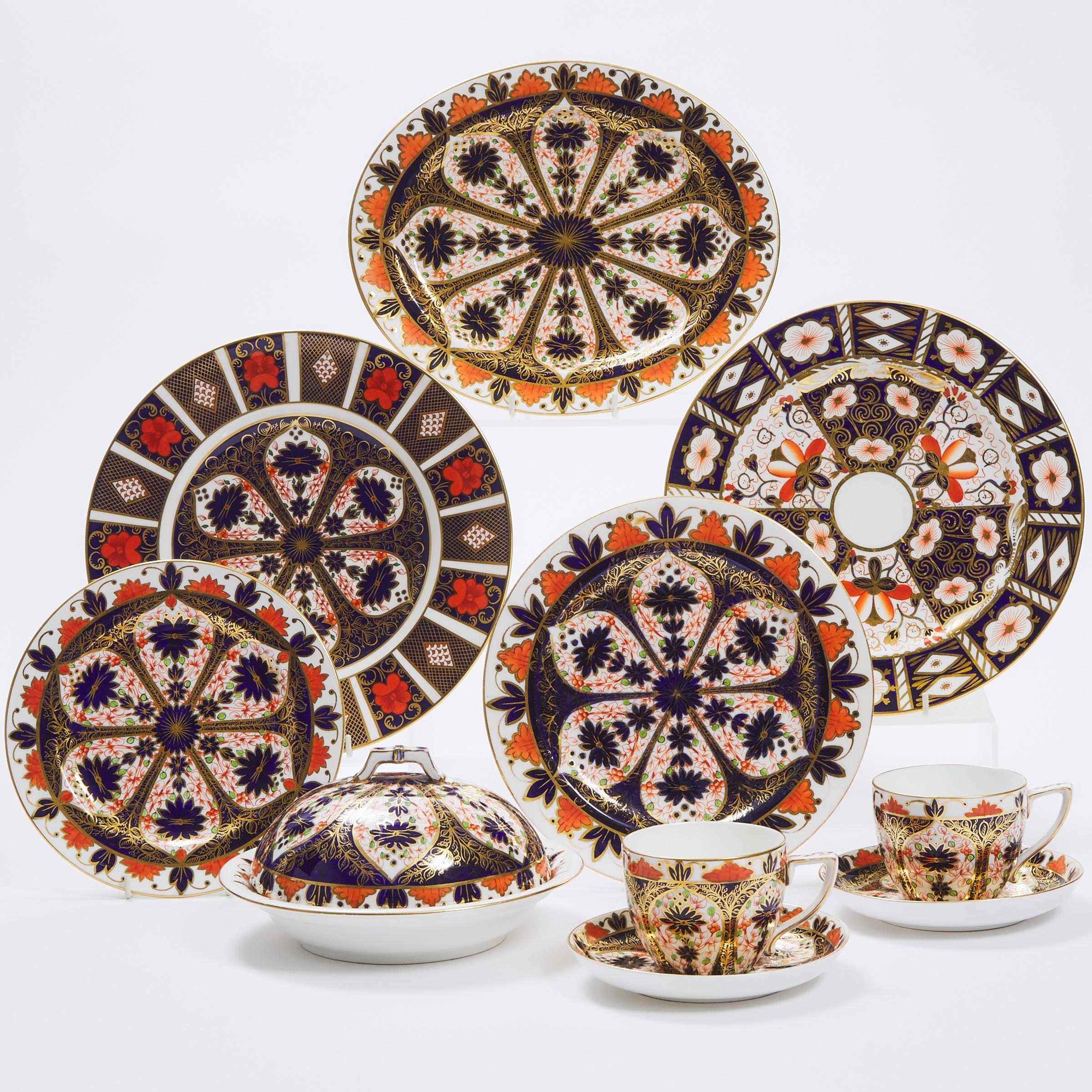 Group of Royal Crown Derby ‘Imari’