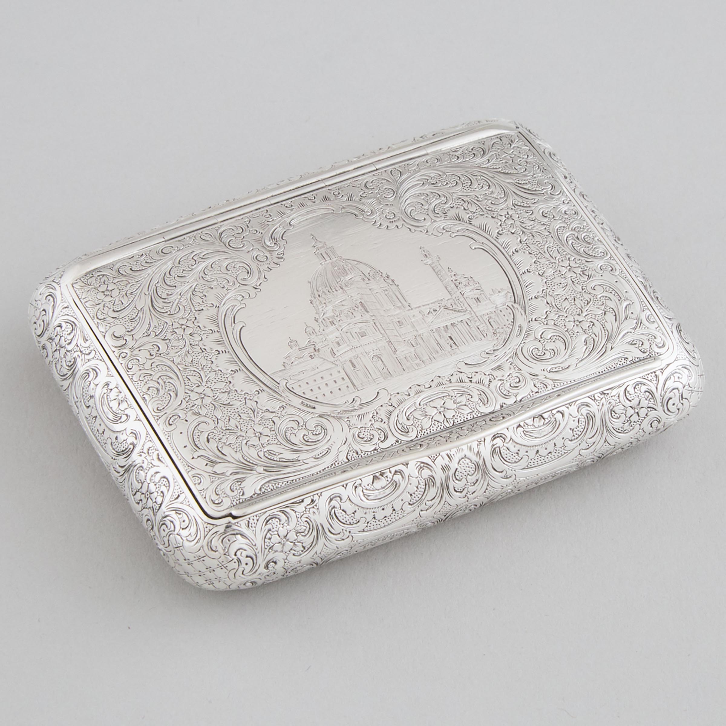 Austro-Hungarian Silver Oblong Snuff
