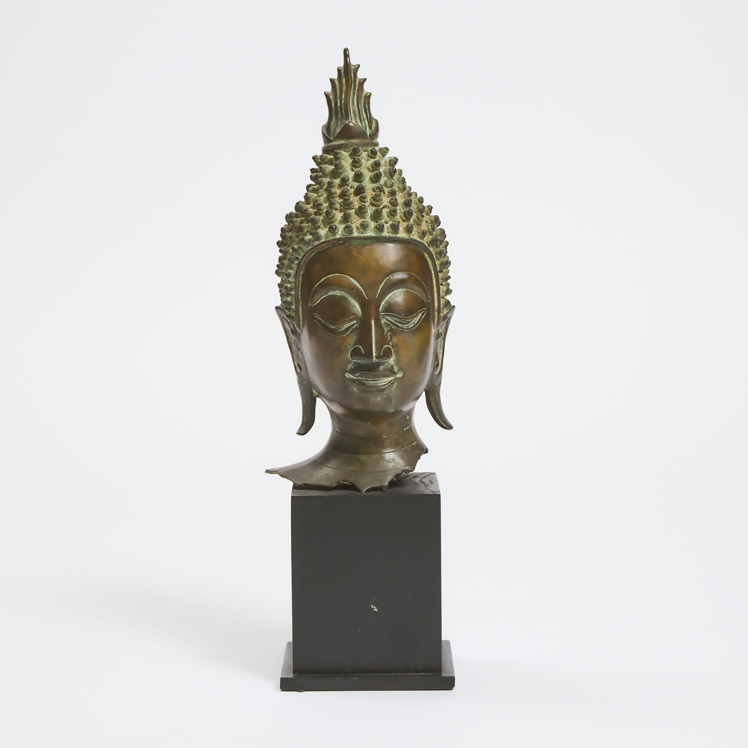 An Ayutthaya Bronze Head of Buddha  3abbf4