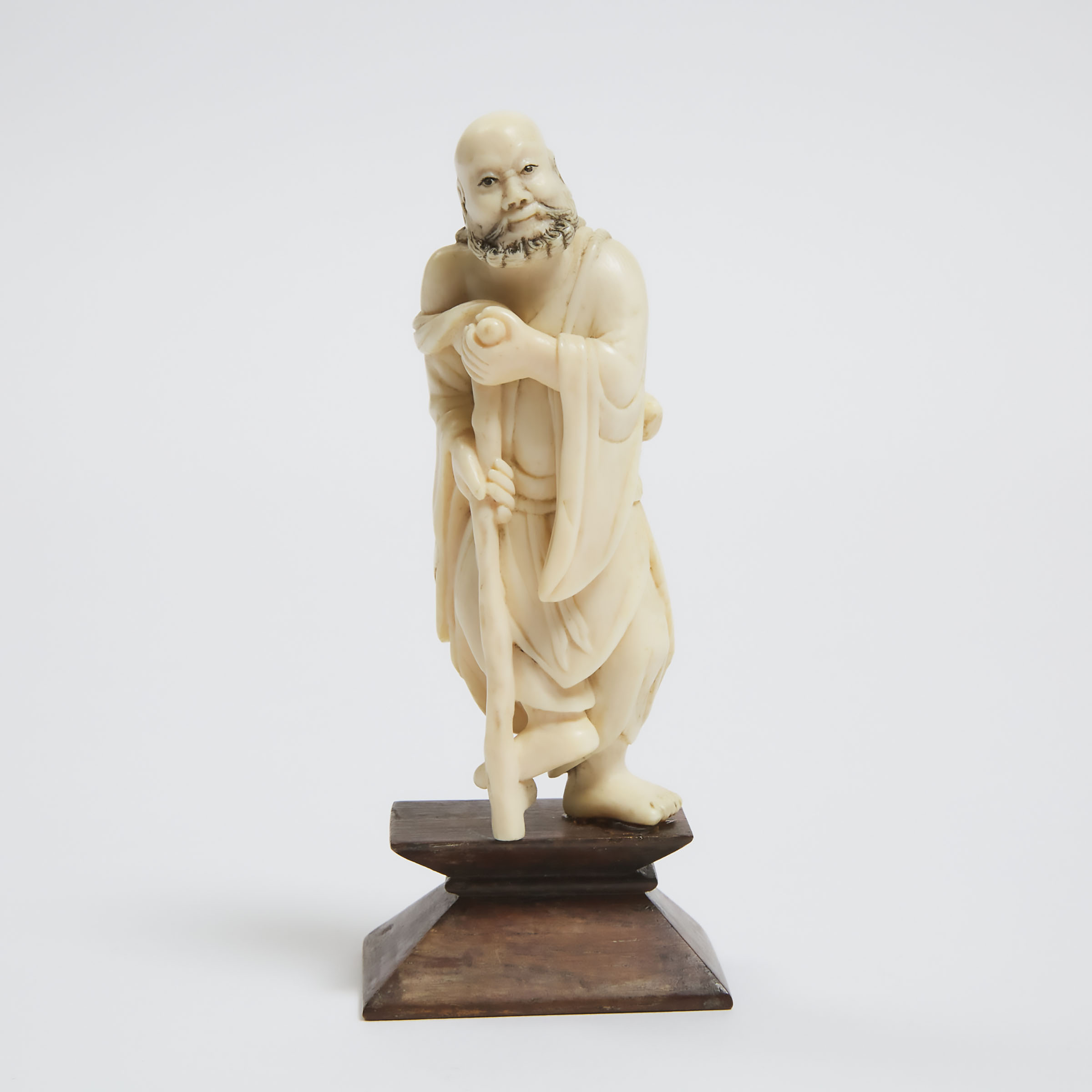 A Small Ivory Figure of Li Tieguai  3abc1c