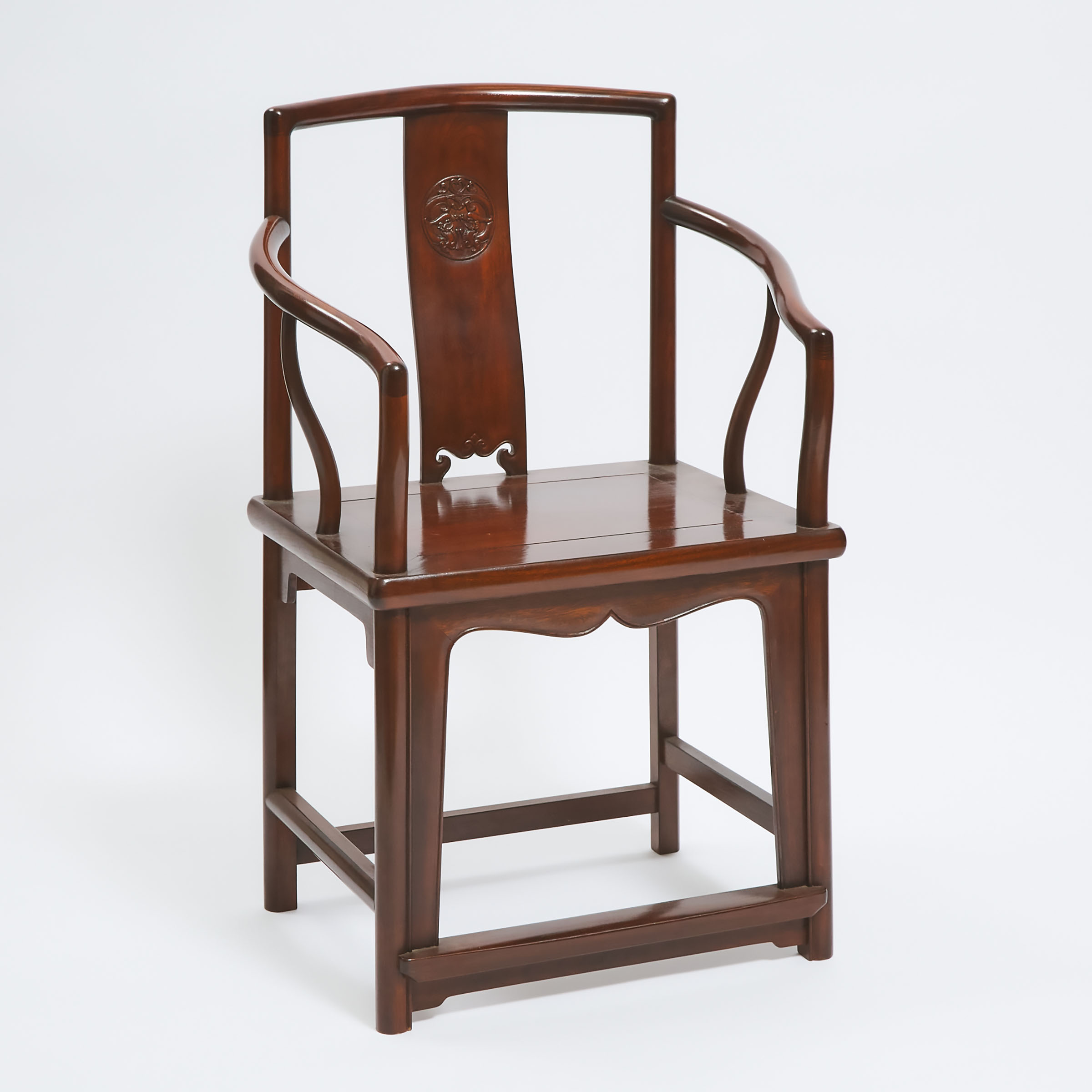 A Chinese Ming Style Hardwood Chair  3abc3c