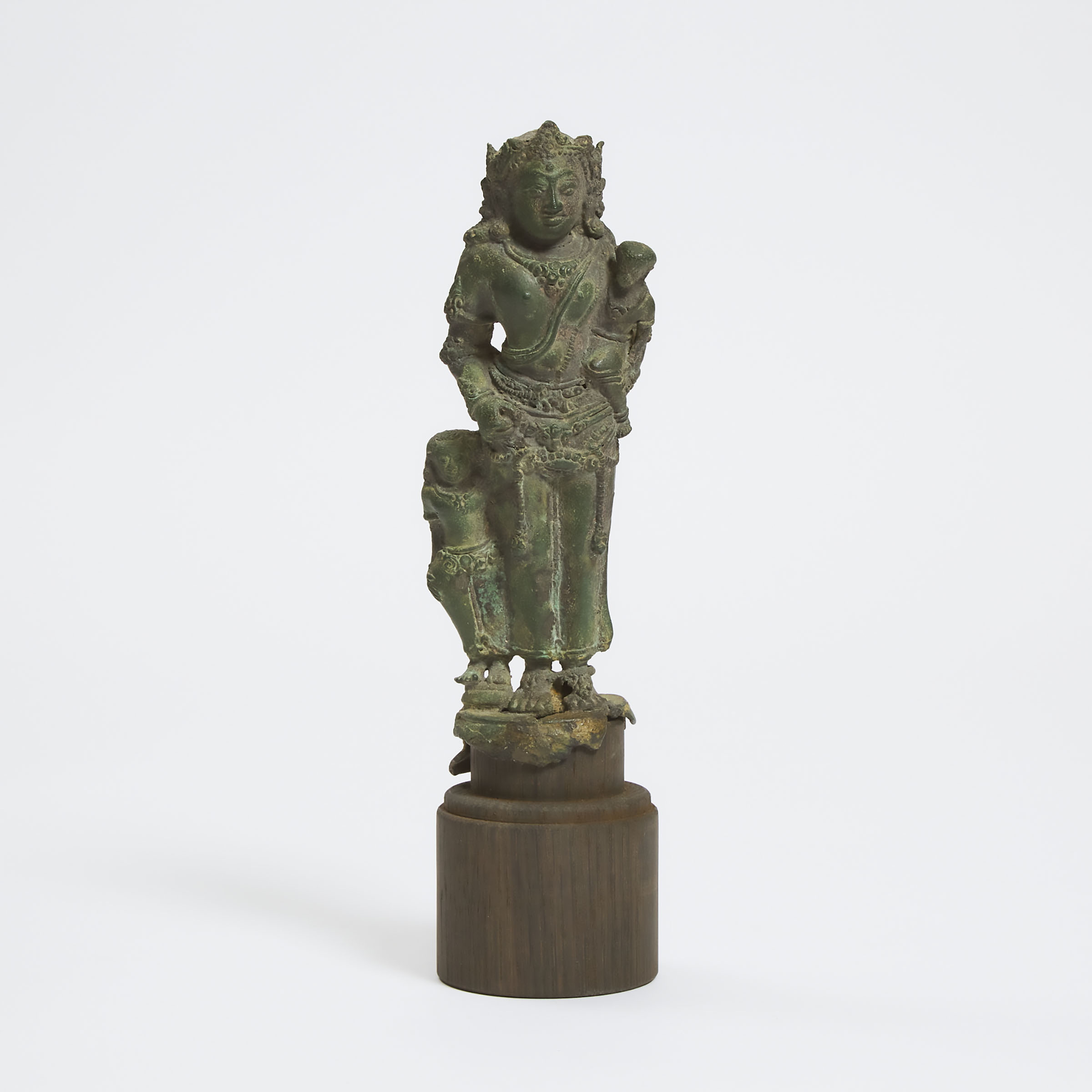 A Bronze Figure of a Mother Goddess,